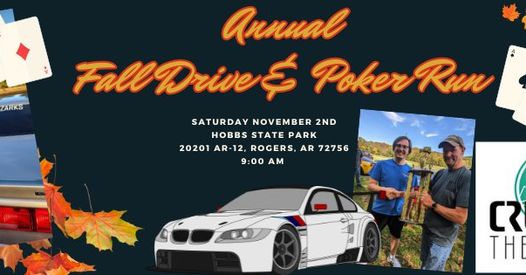 Rev Up for the Annual Fall Drive & Poker Run with Cruising the Ozarks!