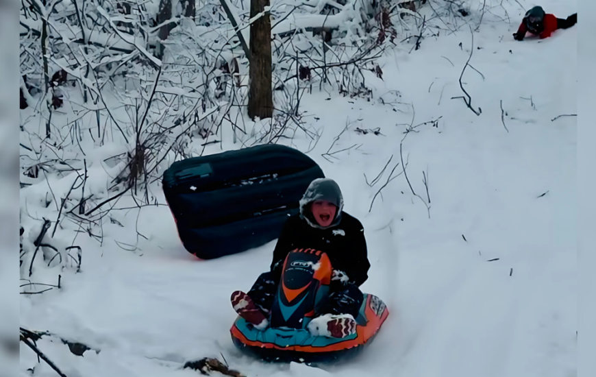 Sledding in NWA