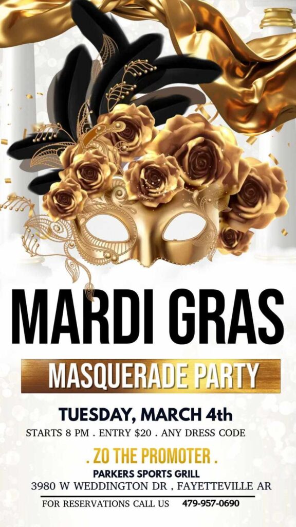 Mardi Gras Masquerade Party